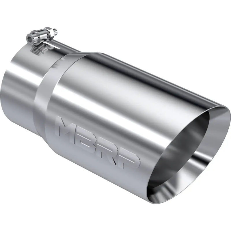 MBRP 5"X6"X12" Dual Wall, Angle Cut, T304 Stainless Tip