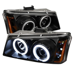 Spyder Projector Beam Headlights Black Silverado 2003-2007 LB7/LLY/LBZ