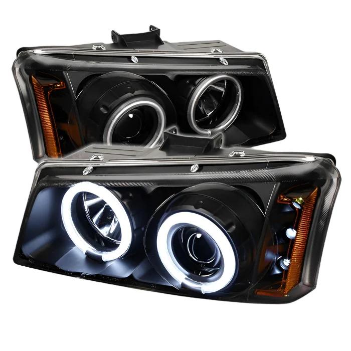 Spyder Projector Beam Headlights Black Silverado 2003-2007 LB7/LLY/LBZ