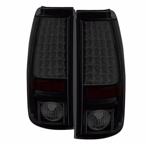 Spyder LED Tail Lights - Black Smoke Silverado 2003-2007 LB7/LLY/LBZ