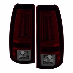 Spyder V2 LED Tail Lights - Red Smoke Silverado 2003-2007 LB7/LLY/LBZ