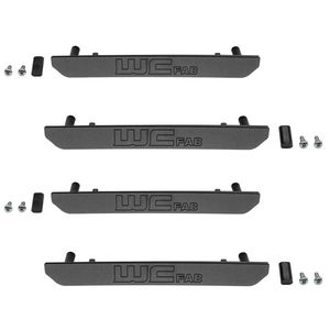 WC Fab Fender Flare Billet Marker Light Delete Kit, 2020-2025 L5P - Finish:Fine Texture Black with WCFab logo