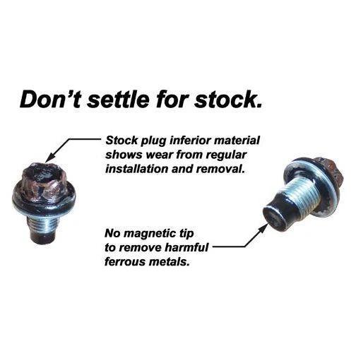PPE Stainless Steel Magnetic Oil Drain Plug, 2001-2016 LB7/LLY/LBZ/LMM/LML