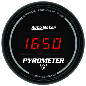 Autometer Sport Comp Digital Series Gauges - Gauge Type:Exhaust Gas Temperature