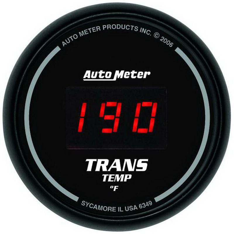Autometer Sport Comp Digital Series Gauges - Gauge Type:Transmission Temperature