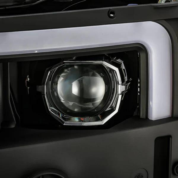 AlphaRex Pro-Series Halogen Projector Headlights - Black, 2015-2019 Silverado LML/L5P
