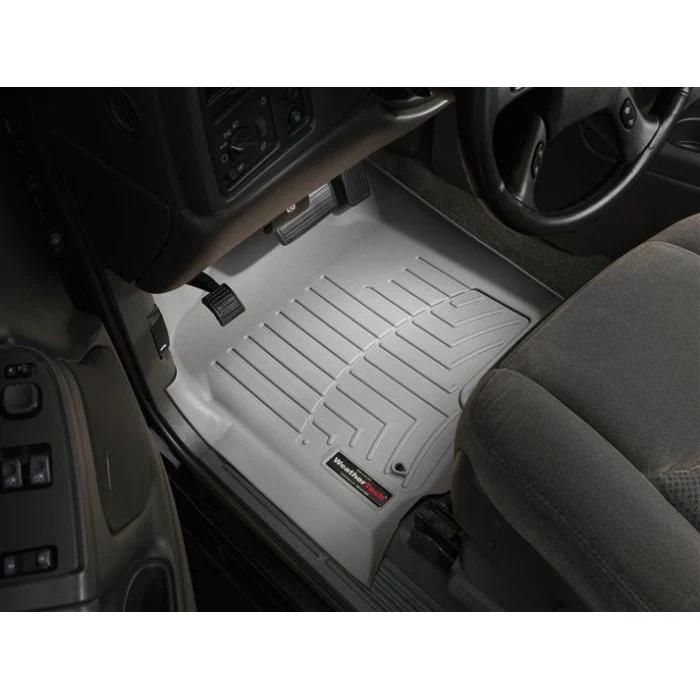 Weathertech Gray Floor Liners 2001-2007 LB7/LLY/LBZ - Front Weathertech Options:Gray Single Cab ONLY Front Liners - Rear Weathertech Options:No Rear Liners- Fronts Only