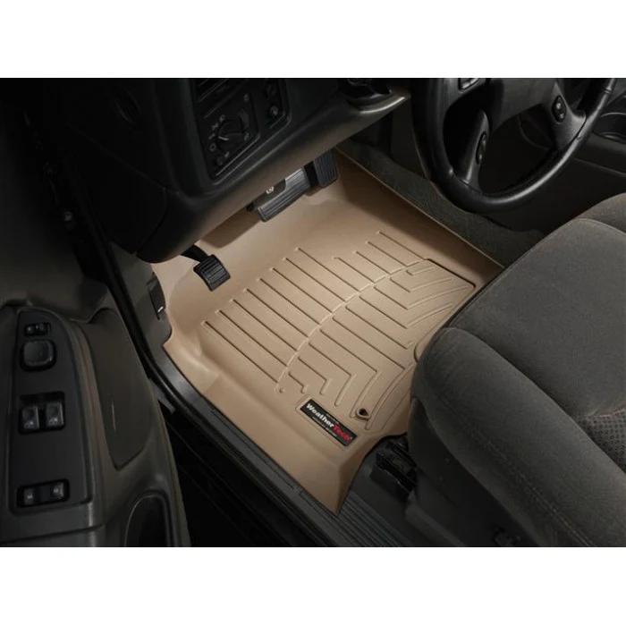 Weathertech Tan Floor Liners 2001-2007 LB7/LLY/LBZ - Front Weathertech Options:Tan Single Cab ONLY Front Liners - Rear Weathertech Options:Tan Crew-Cab Rear Liners