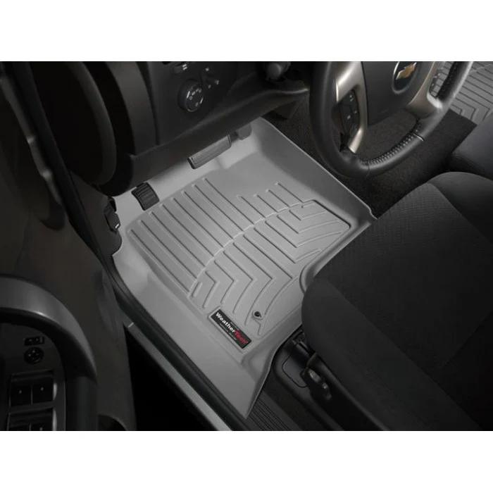 Weathertech Gray Floor Liners 2007.5-2019 LMM/LML/L5P - Front Weathertech Options:No Fronts- Rear Only - Rear Weathertech Options:Gray Crew-Cab w/o Seat Storage (2015-2019)