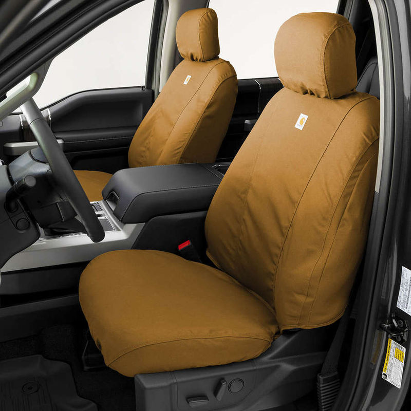 Carhartt SeatSaver Seat Covers Carhartt Brown, 2001-2007 LB7/LLY/LBZ - 1st Row Seat Covers, 2001-2007:Bucket Seats (2003-2007) - 2nd-Row Seat Covers, 2001-2007:No Rear Seat Covers