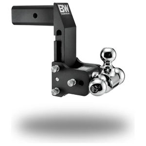 B&W Tow & Stow Ball Mount - 2.5" Shank 2001-2024 LB7/LLY/LBZ/LMM/LML/L5P - Drop:7" Drop - Ball Configuration:1-7/8" & 2" & 2-5/16"