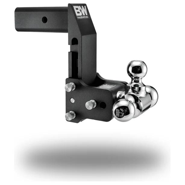 B&W Tow & Stow Ball Mount - 2.5" Shank 2001-2024 LB7/LLY/LBZ/LMM/LML/L5P - Drop:7" Drop - Ball Configuration:1-7/8" & 2" & 2-5/16"