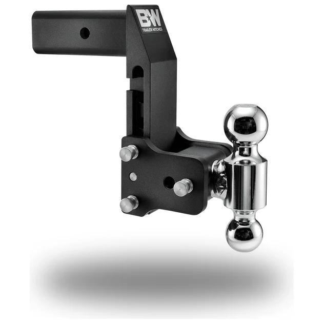 B&W Tow & Stow Ball Mount - 2.5" Shank 2001-2024 LB7/LLY/LBZ/LMM/LML/L5P - Drop:7" Drop - Ball Configuration:2" & 2-5/16"