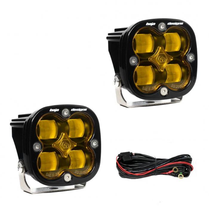 Baja Designs Squadron SAE Light Pods, Pair - Baja Designs Light Options:Squadron SAE Amber SAE Fog