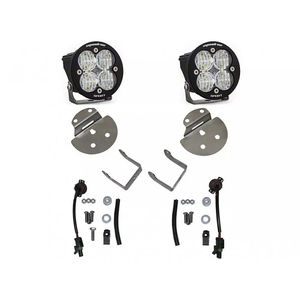 Baja Designs Squadron Sport Fog Light Pocket Kit 2015-2019 LML/L5P & LWN - Light Color:Clear Squadron Sport Wide Cornering