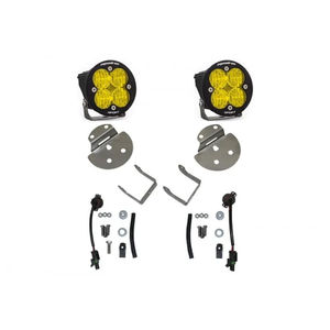 Baja Designs Squadron Sport Fog Light Pocket Kit 2015-2019 LML/L5P & LWN - Light Color:Amber Squadron Sport Wide Cornering