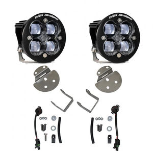 Baja Designs Squadron SAE Fog Light Pocket Kit 2015-2019 LWN & LML/L5P - Light Color:Clear Squadron SAE Fog