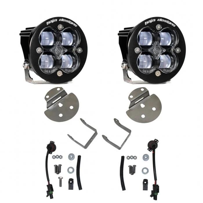 Baja Designs Squadron SAE Fog Light Pocket Kit 2015-2019 LWN & LML/L5P - Light Color:Clear Squadron SAE Fog