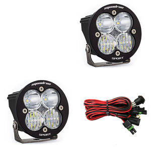 Baja Designs Squadron-R Sport Lights, Pair - Light Type:Clear Squadron-R Sport Driving Combo
