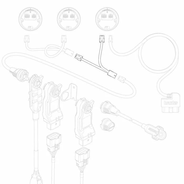 Banks Y-Adapter for multiple Banks iDash 1.8 Gauges