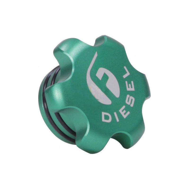Fleece Performance Billet Fuel Cap, 2020 LM2 - Color:Green