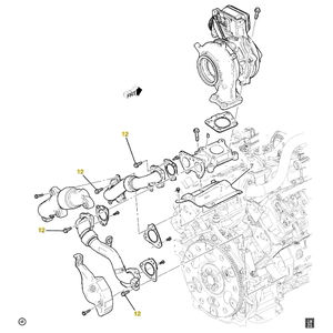 DmaxStore Up Pipe Bolt Kit, 2019-2024 L5D