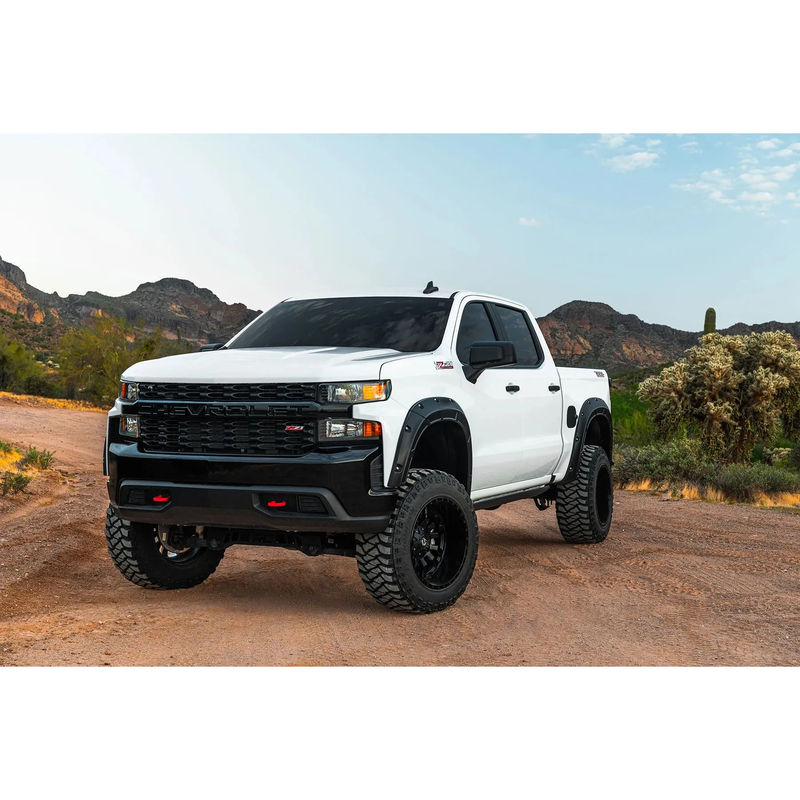 Rough Country Silverado Defender Fender Flares, 2020-2025 LM2/LZ0