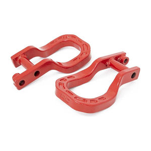 Rough Country Forged Tow Hooks Red, 2020-2022 LM2