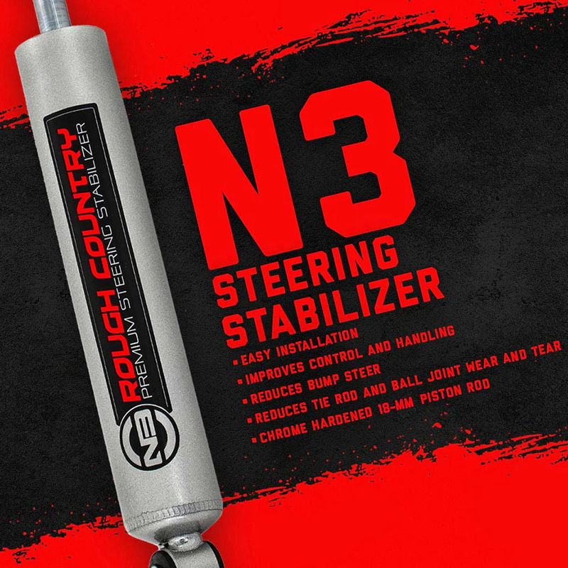 Rough Country N3 Steering Stabilizer, 2001-2010 LB7/LLY/LBZ/LMM