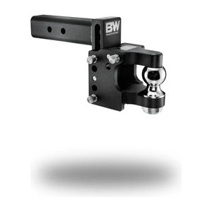 B&W Tow and Stow Ball Mount Pintle Hitch - Shank Size:2.5" Shank - Drop:8.5" Drop - Ball Configuration:Pintle With 2-5/16" Ball