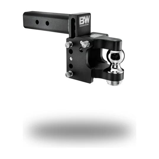 B&W Tow and Stow Ball Mount Pintle Hitch - Shank Size:2.5" Shank - Drop:8.5" Drop - Ball Configuration:Pintle With 2-5/16" Ball