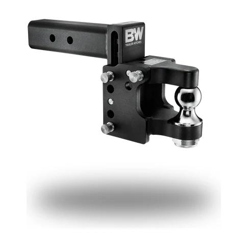 B&W Tow and Stow Ball Mount Pintle Hitch - Shank Size:2.5" Shank - Drop:8.5" Drop - Ball Configuration:Pintle With 2" Ball
