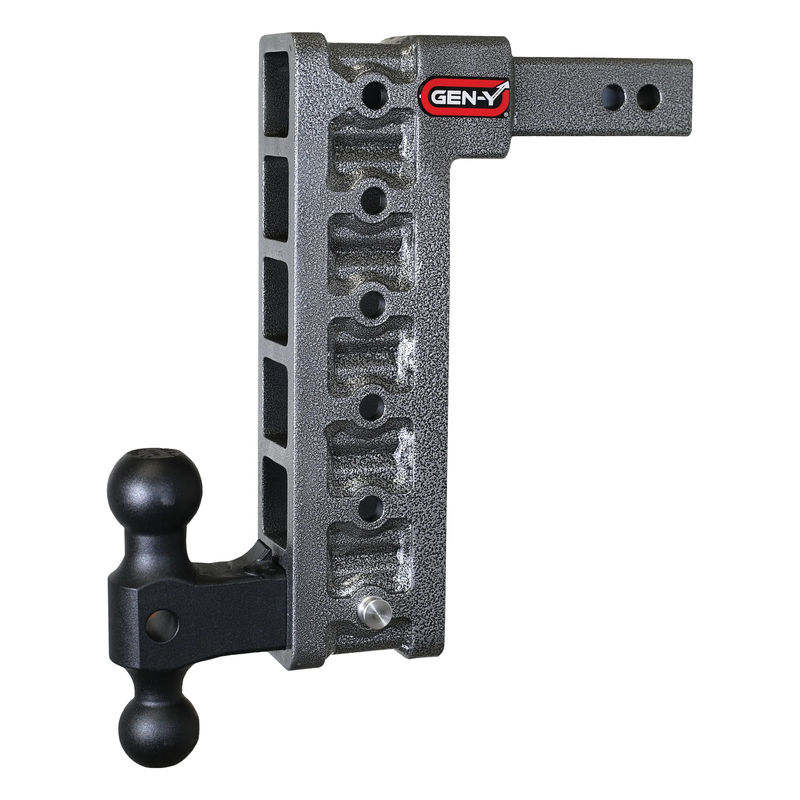 Gen-Y Mega-Duty 16K Drop Hitch 2" Receiver - Gen-Y Hitch Options:2" Receiver 12.5" Drop w/ Versa Ball (Part# GH-516)