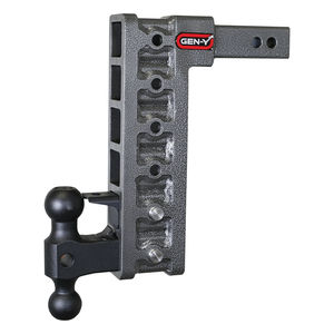 Gen-Y Mega-Duty 16K Drop Hitch 2" Receiver - Gen-Y Hitch Options:2" Receiver 12.5" Drop w/ Versa Ball and Pintle Lock (Part# GH-526)