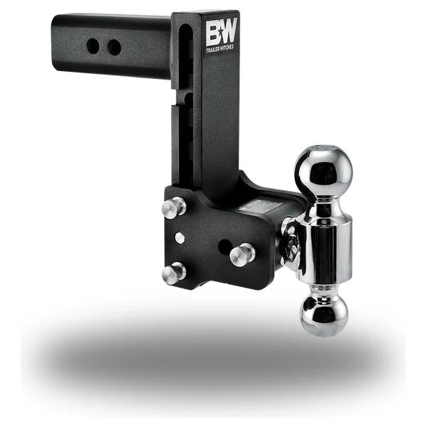B&W Tow and Stow Ball Mount - 2.5" Shank - Drop:8.5" Drop - Ball Configuration:2" & 2 5-16"