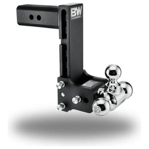 B&W Tow and Stow Ball Mount - 2.5" Shank - Drop:8.5" Drop - Ball Configuration:1-7/8" & 2" & 2-5/16"
