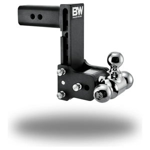 B&W Tow and Stow Ball Mount - 2.5" Shank - Drop:7" Drop - Ball Configuration:1-7/8" & 2" & 2-5/16"