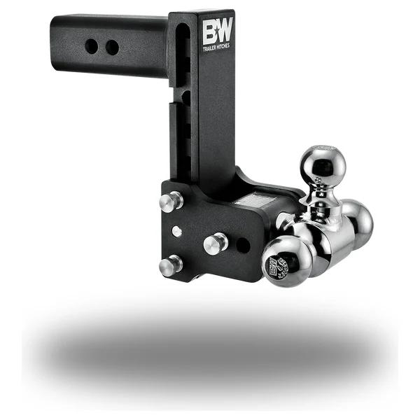 B&W Tow and Stow Ball Mount - 2.5" Shank - Drop:7" Drop - Ball Configuration:1-7/8" & 2" & 2-5/16"