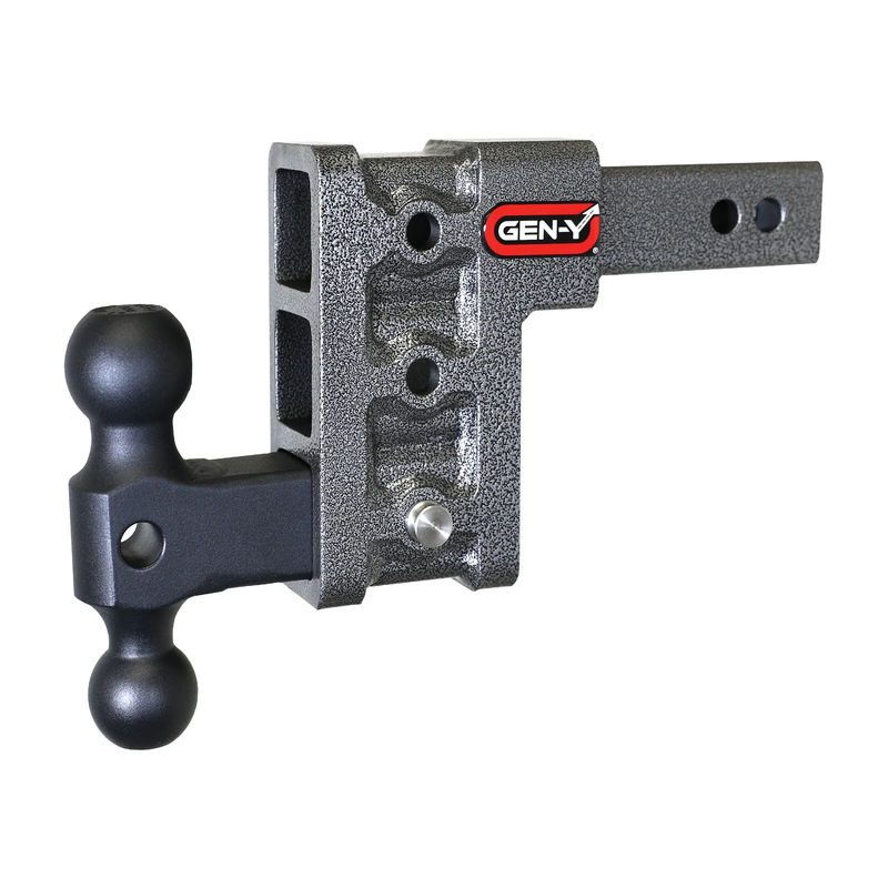 Gen-Y Mega-Duty 10K Drop Hitch 2" Receiver - Gen-Y Hitch Options:5" Drop w/ Versa Ball Mount (Part# GH-313)
