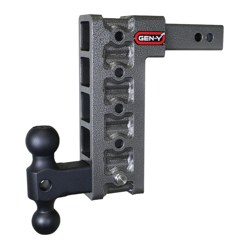 Gen-Y Mega-Duty 10K Drop Hitch 2" Receiver - Gen-Y Hitch Options:10" Drop w/ Versa Ball Mount (Part# GH-315)
