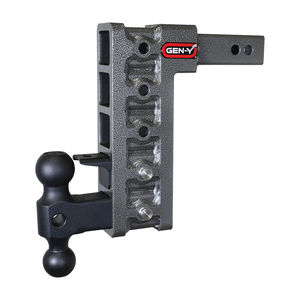 Gen-Y Mega-Duty 10K Drop Hitch 2" Receiver - Gen-Y Hitch Options:10" Drop w/ Versa Ball Mount and Pintle Lock (Part# GH-325)