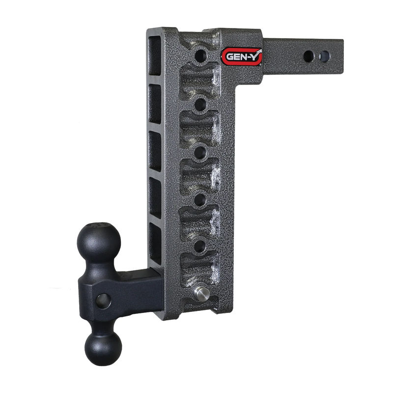 Gen-Y Mega-Duty 10K Drop Hitch 2" Receiver - Gen-Y Hitch Options:12.5" Drop w/ Versa Ball Mount (Part# GH-316)