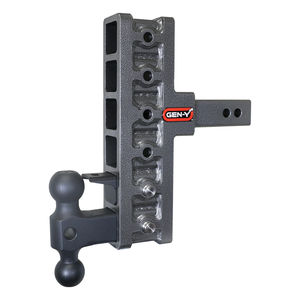 Gen-Y Mega-Duty 10K Drop Hitch 2" Receiver - Gen-Y Hitch Options:7.5" Offset w/ Versa Ball and Pintle Lock (Part# GH-426)