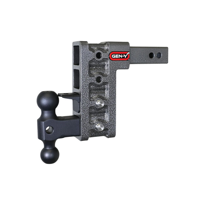 Gen-Y Mega-Duty 10K Drop Hitch 2" Receiver - Gen-Y Hitch Options:7.5" Drop w/ Versa Ball Mount and Pintle Lock (Part# GH-324)