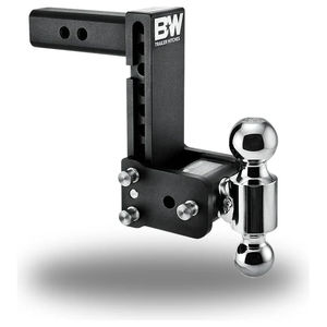 B&W Tow and Stow Ball Mount - 2" Shank - Drop:7" Drop - Ball Configuration:2" & 2-5/16"