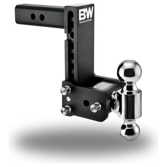 B&W Tow and Stow Ball Mount - 2" Shank - Drop:7" Drop - Ball Configuration:2" & 2-5/16"