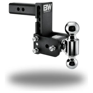 B&W Tow and Stow Ball Mount - 2" Shank - Drop:5" Drop - Ball Configuration:2" & 2-5/16"