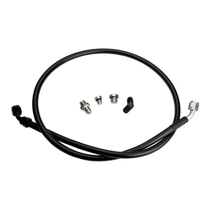 Fleece Performance Remote Turbo Oil Feed Line Kit For 1/4 NPT Turbo Oil Inlet (S300/S400), 2001-2016 LB7/LLY/LBZ/LMM/LML