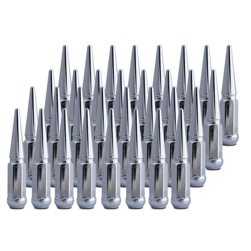 Metal Lugz Spiked Lug Nut Set (Chrome), 2001-2024 LB7/LLY/LBZ/LMM/LML/L5P