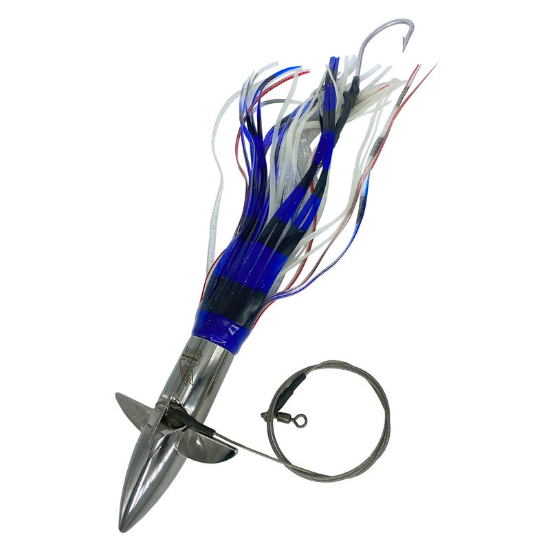 Adjustable Dive Trolling Lure 12oz - Ocean Lures USA - Color:Blue/Black